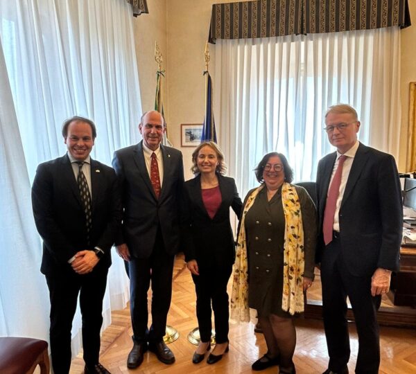 Incontro capogruppo FdI al Senato Lucio Malan